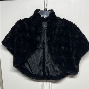 Jessica Howard Black Teddy Coat Jacket